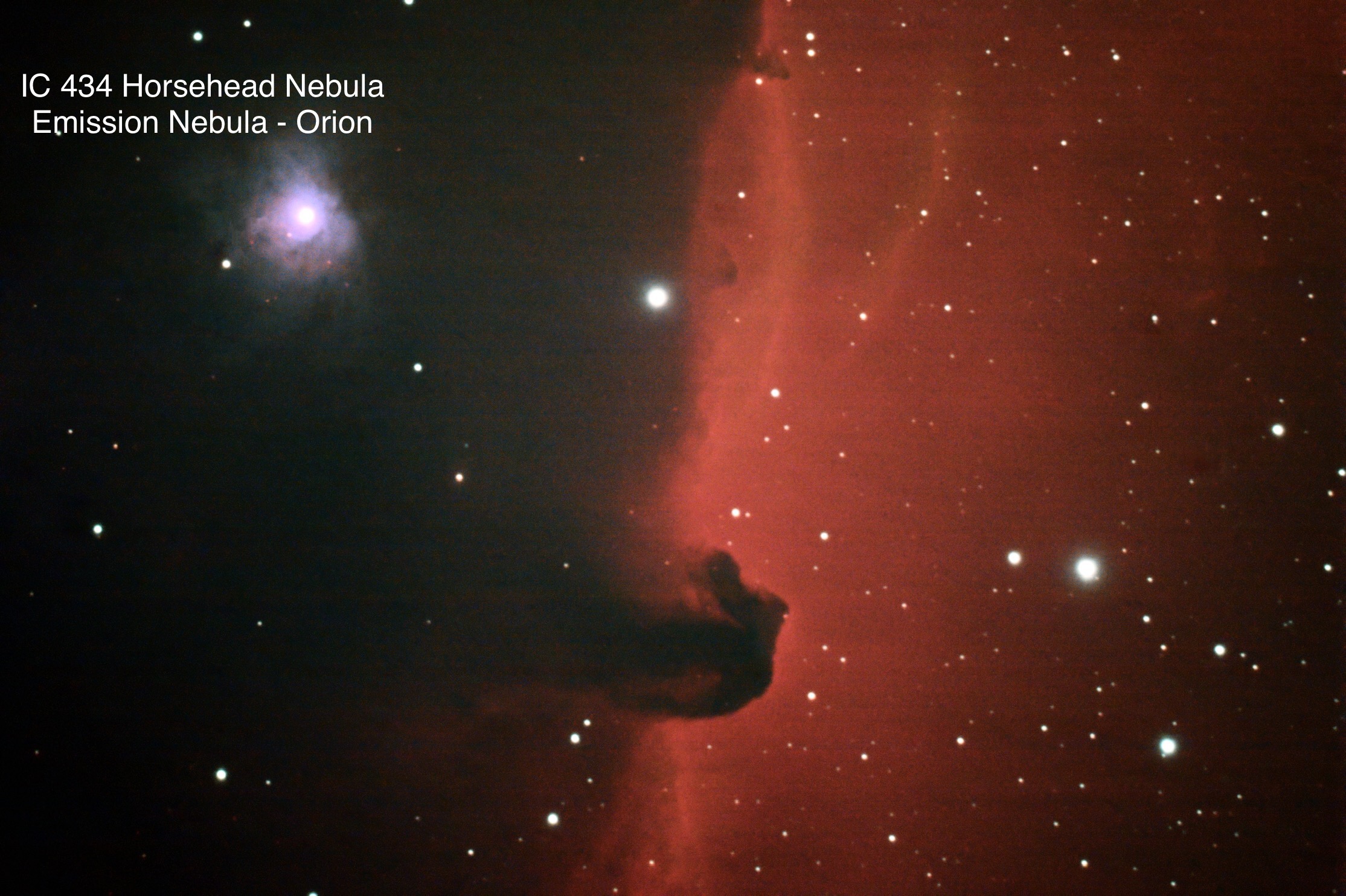 IC 434 Horsehead Nebula Emission nebula Constellation Orion