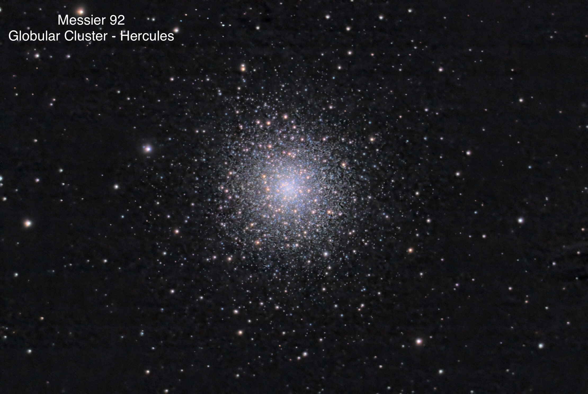 Messier 92 Globular cluster Constellation Hercules