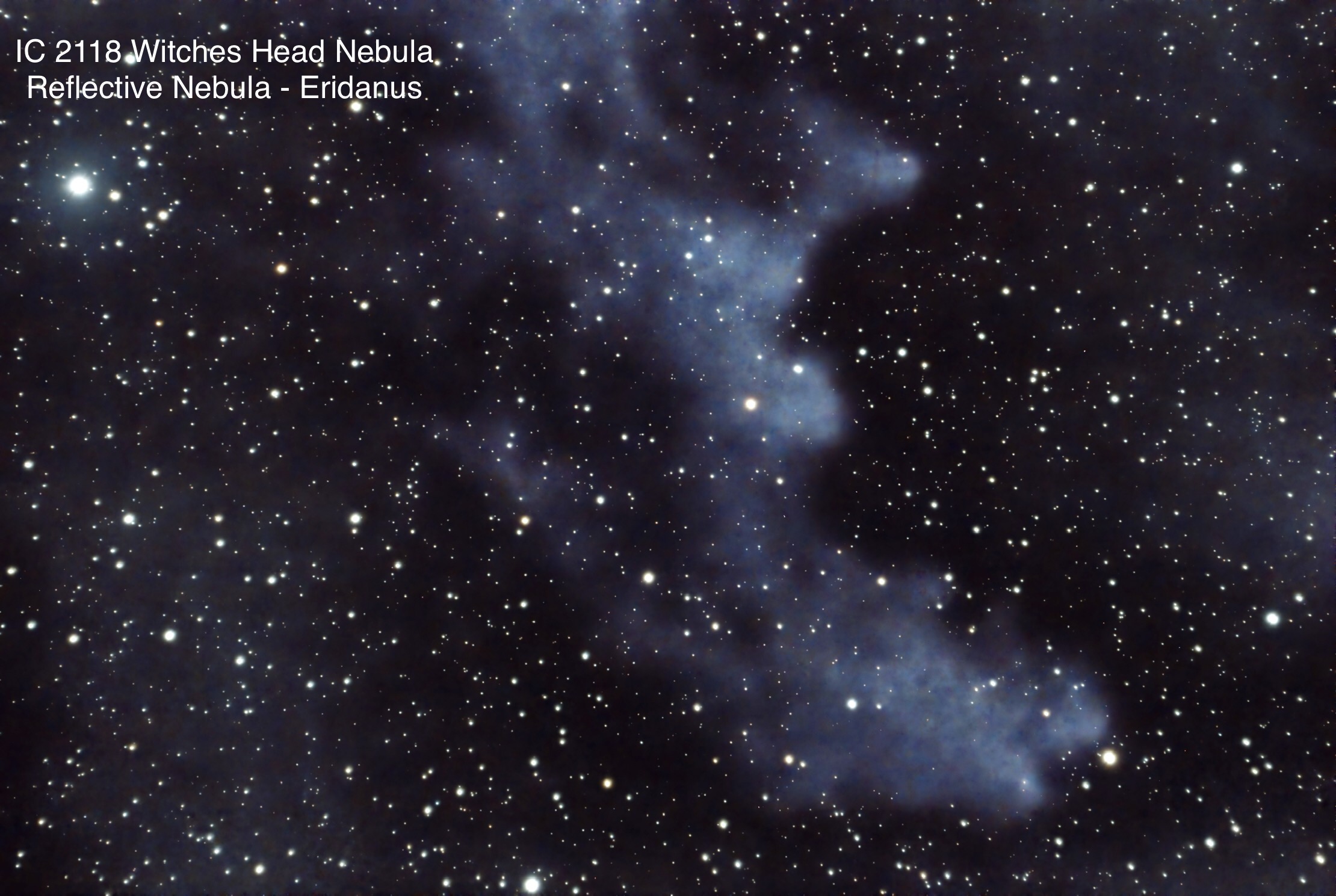 IC 2118 Witches Head Nebula Reflection nebula Constellation Eridanus