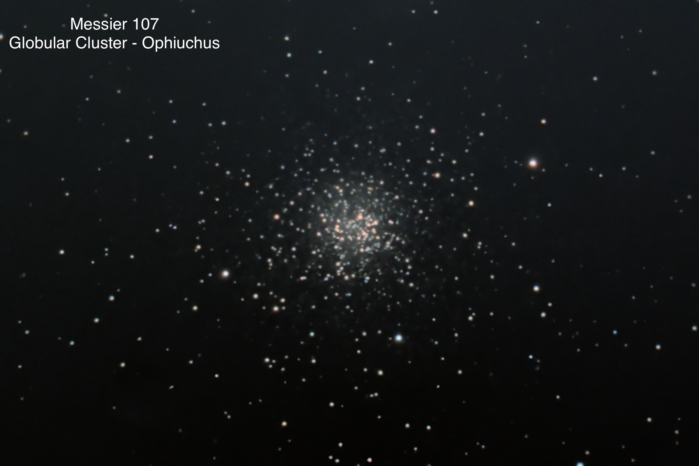 Messier 107 Globular cluster Constellation Ophiuchus
