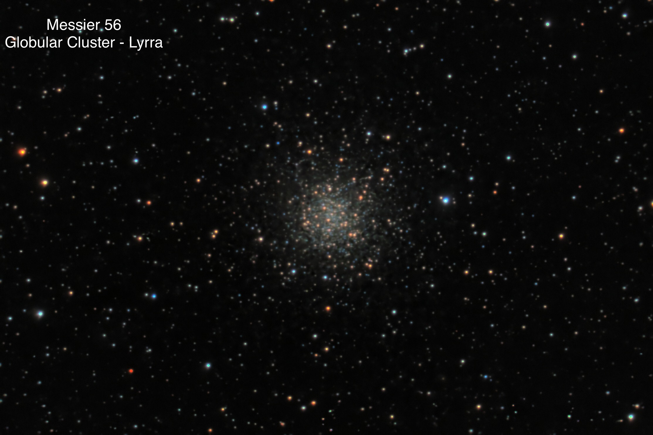 Messier 56 Globular cluster Constellation Lyra