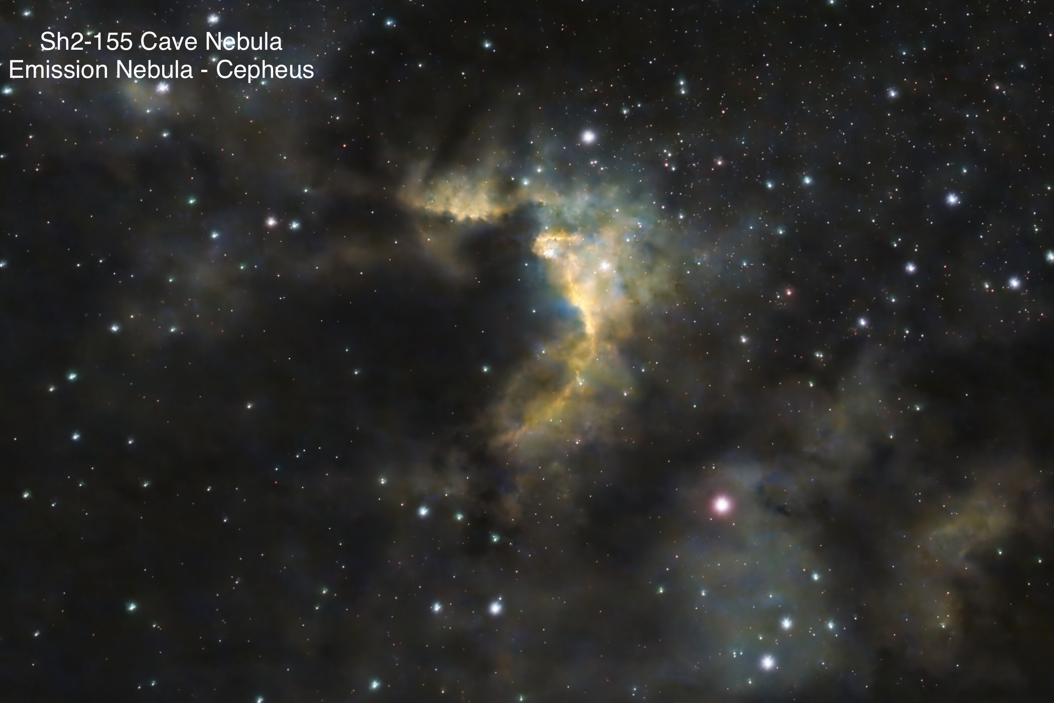 Sh2-155 Cave Nebula Emission nebula Constellation Cepheus