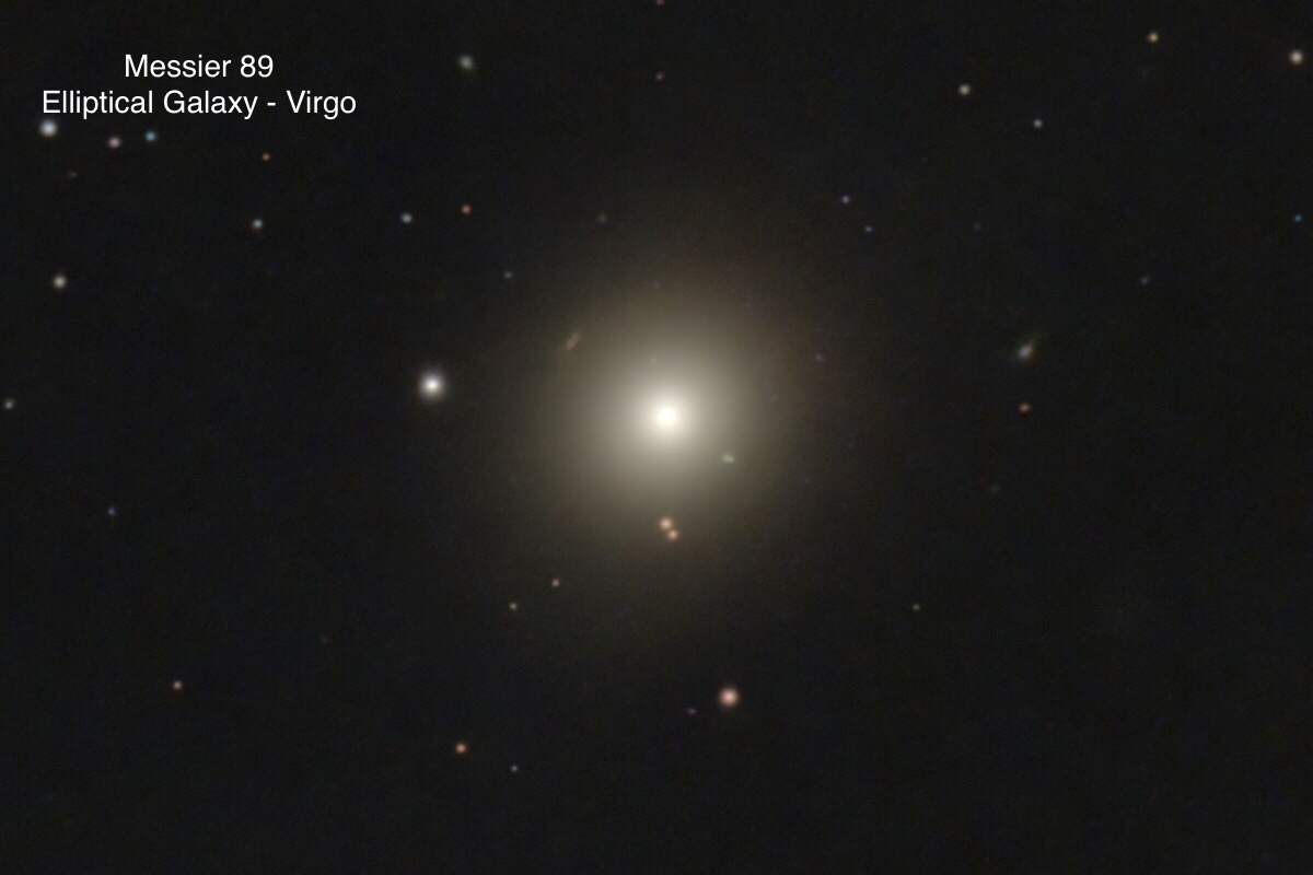 Messier 89 Elliptical galaxy Constellation Virgo