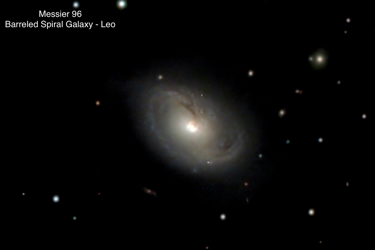 Messier 96 Barrel Spiral galaxy Constellation Leo
