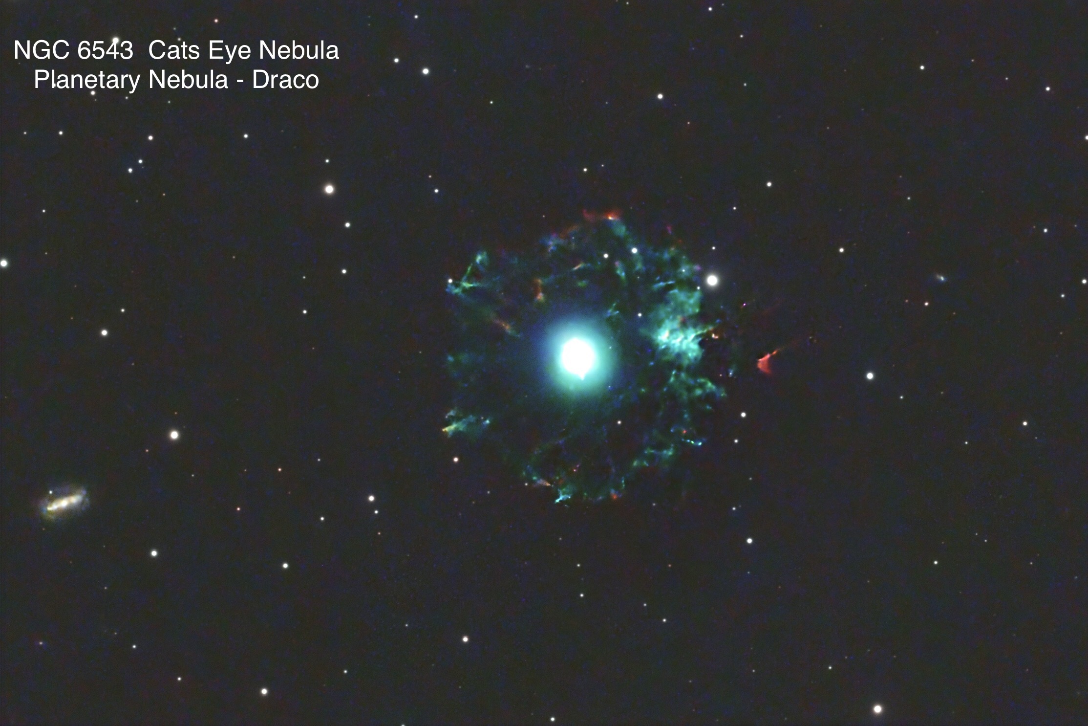 NGC 6543 Cat's Eye Nebula Planetary nebula Constellation Draco